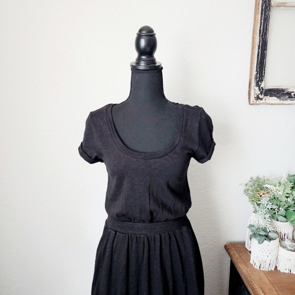 Free People FP Beach Audrina Maxi Dress Side Slit Open Back Cinch Waist XS NWT - Picture 4 of 16